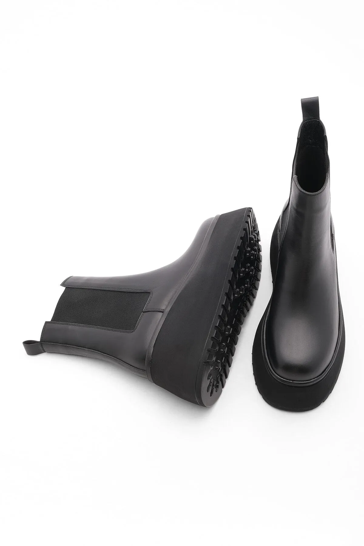 Marjin  Stiefelette - Schwarz - Keilabsatz