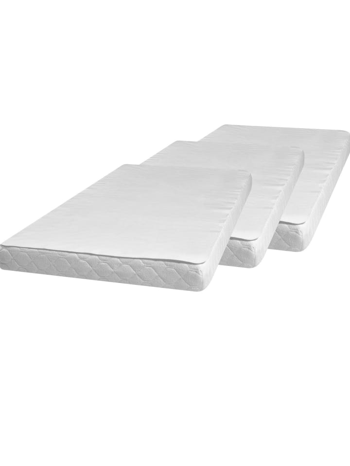 Playshoes Molton-Betteinlage 40x50 cm 3er Pack in weiß günstig kaufen 40 x 50 cm