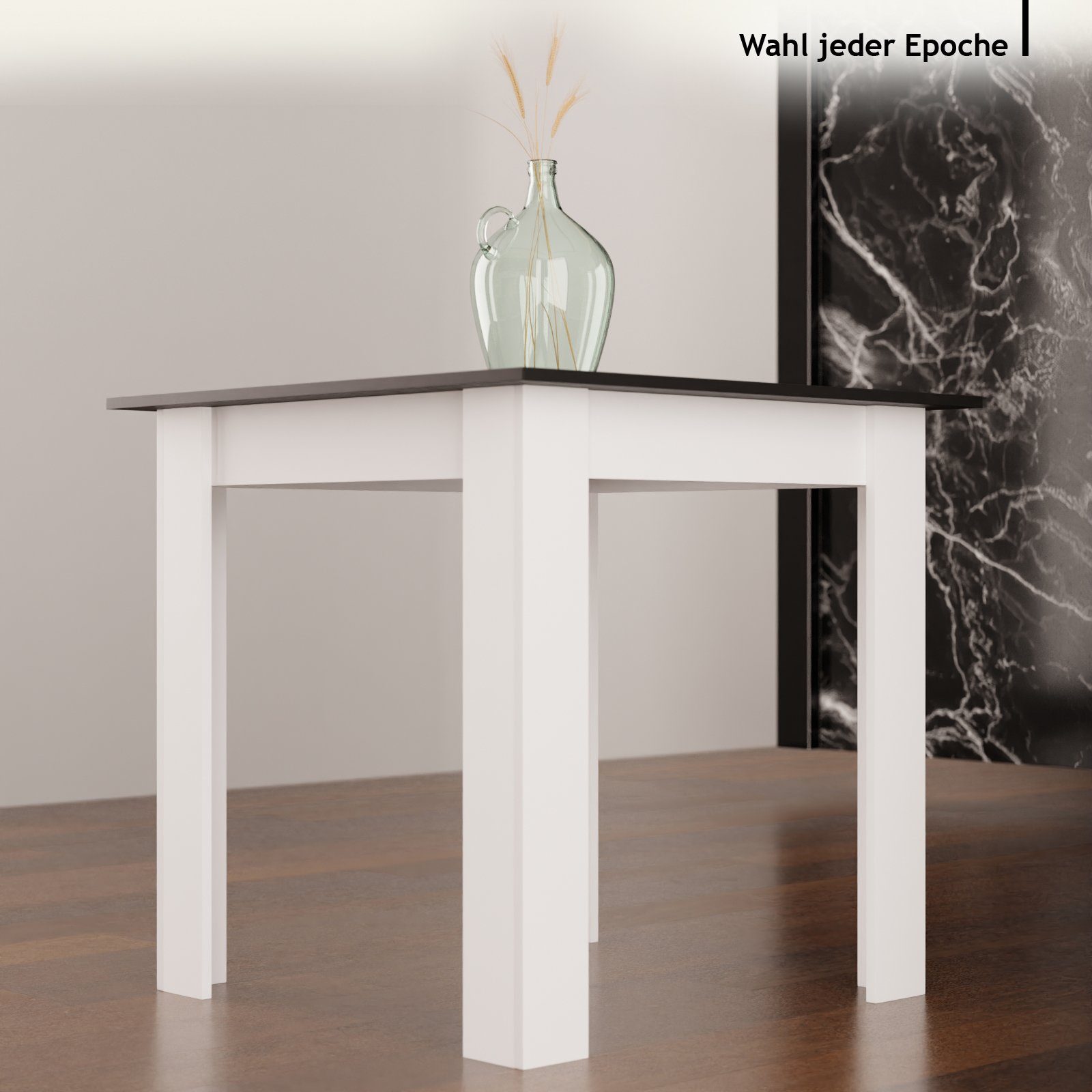 MIADOMODO Esstisch Esstisch - Quadratisch, 80x80x76,5cm, für 4 Personen, MDF, Farbwahl
