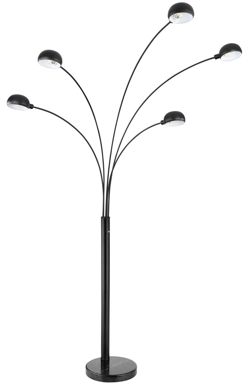 Globo Lighting - SEYMOUR - Stehleuchte Metall schwarz, 5x E14
