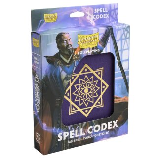 Dragon Shield: Spell Codex Portfolio – Arcane Purple