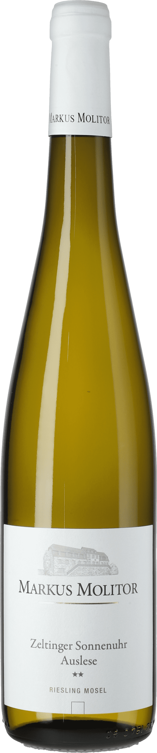 Markus Molitor: Riesling Zeltinger Sonnenuhr Auslese ** Weiße Kapsel 2022
