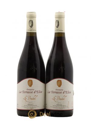 IGP Pays d'Hérault Le Pradel Terrasse d'Elise (Domaine de la)  2015 - Lot de 2 Bouteilles