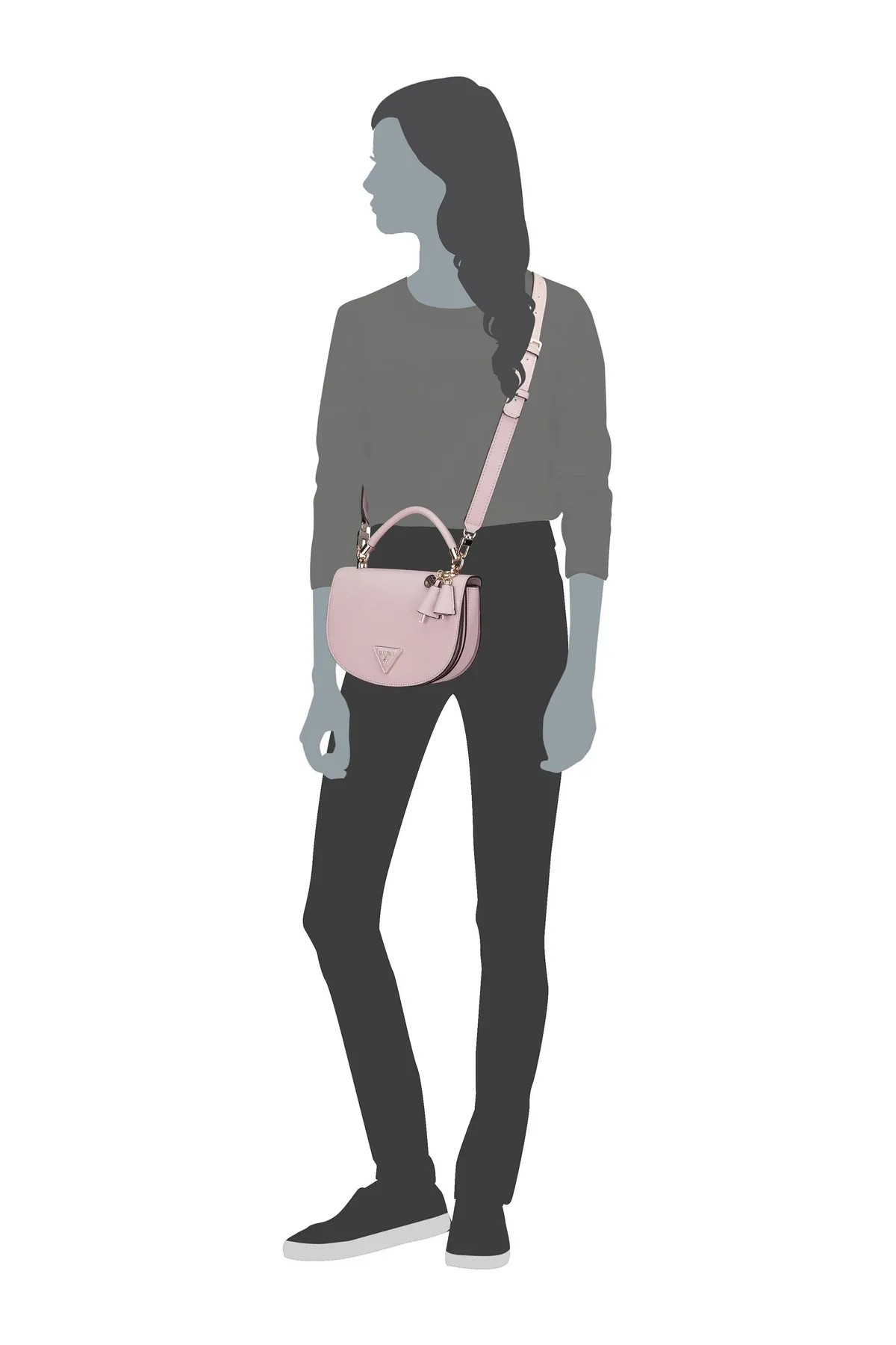 Guess  Satteltasche Gizele Mini Saddle Crossbody