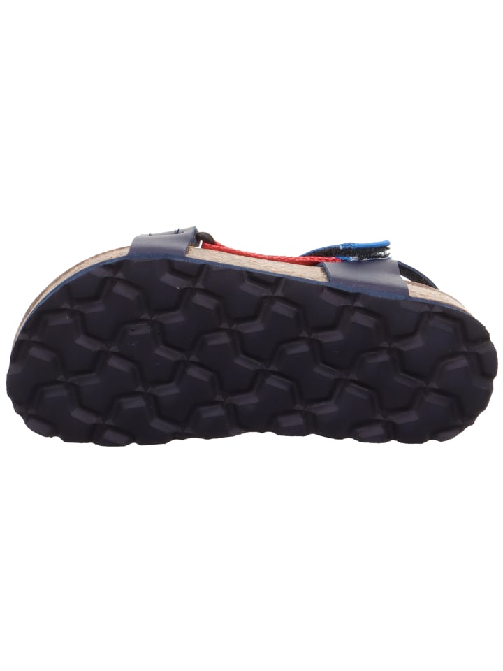 superfit Tieffußbett Sandale FUSSBETTPANTOFFEL in Blau/Mehrfarbig günstig kaufen 35