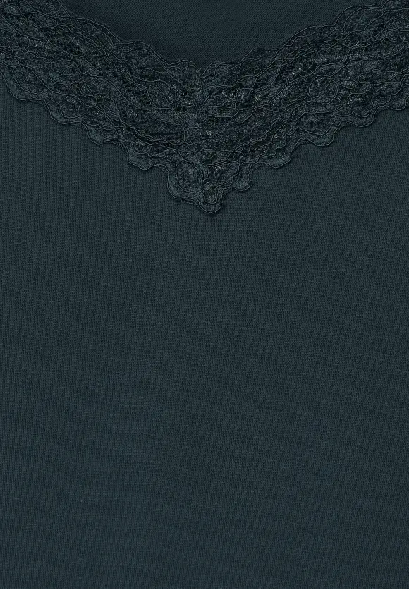 Street One Top mit Spitzendetail
