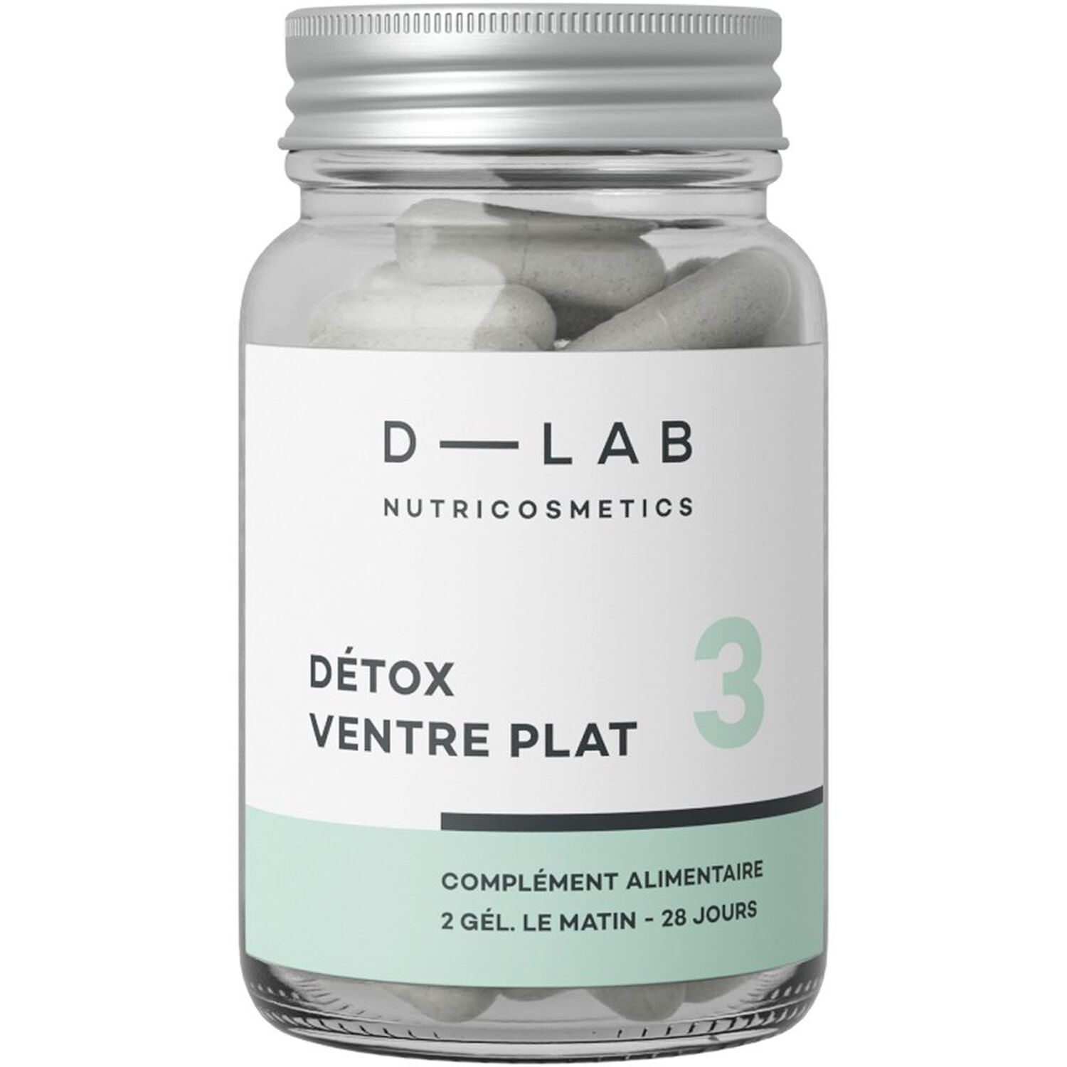 d-lab nutricosmetics Détox Ventre Plat - 1 mois Complément Alimentaire Minceur