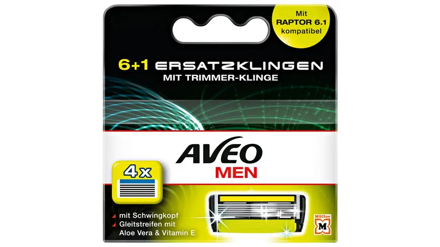 AVEO MEN 6 Klingen Herren Ersatzklingen