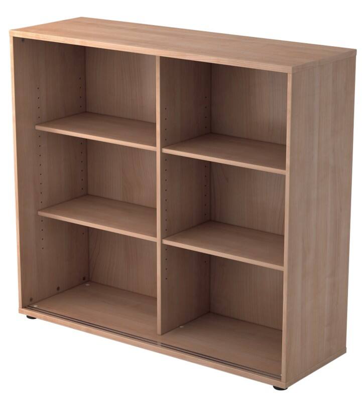 Hammerbacher Schiebetürenschrank Korpus Matrix mit Aufbau Nussbaum 1.200 x 400 x 1.100 mm