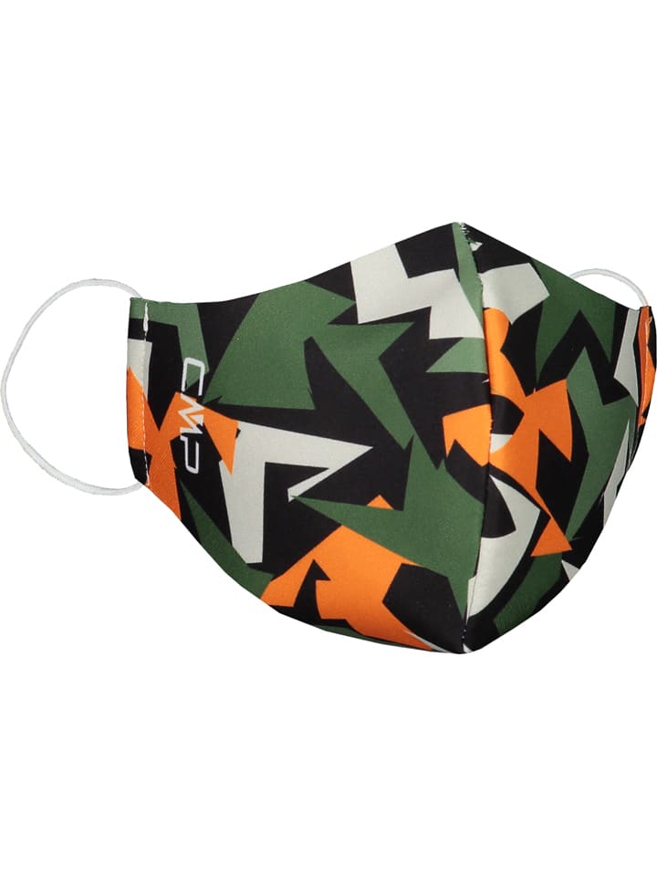 CMP Kinder-Mund- und Nasen-Maske in Oliv/ Orange günstig kaufen onesize