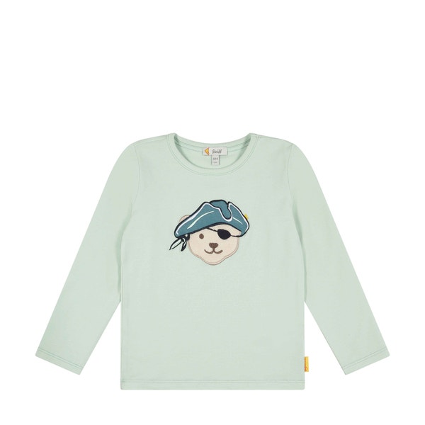 T-Shirt langarm, hellgrün für Jungs