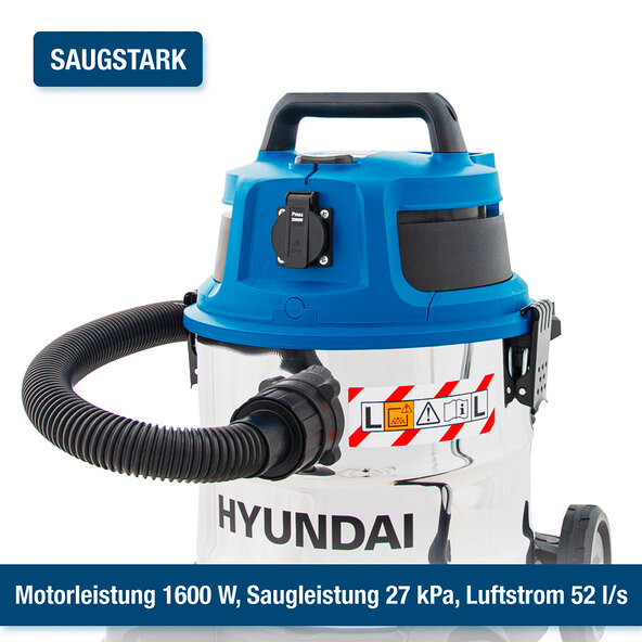 Nass- und Trockensauger VCWD1620E, 1600 W, 20 I