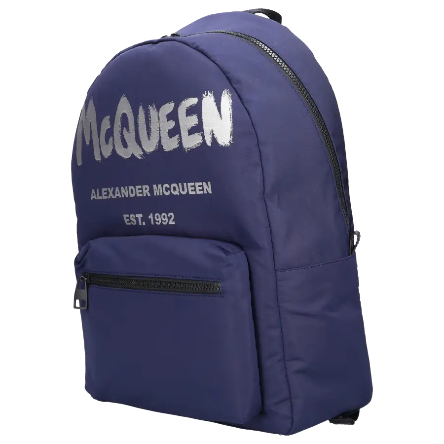 Alexander McQueen - Rucksack METROPOLITAN Nylon - blau
