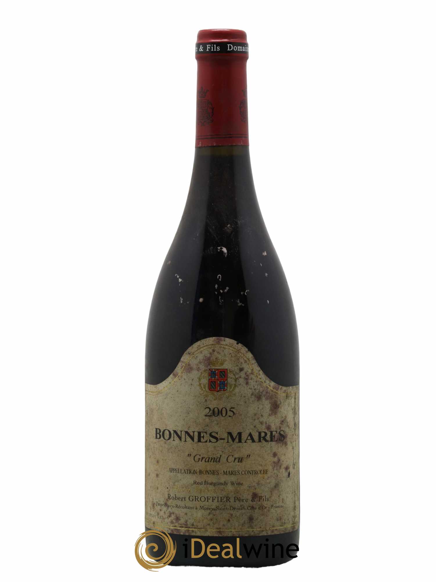 Bonnes-Mares Grand Cru Robert Groffier Père & Fils (Domaine)  2005 - Lot de 1 Bouteille