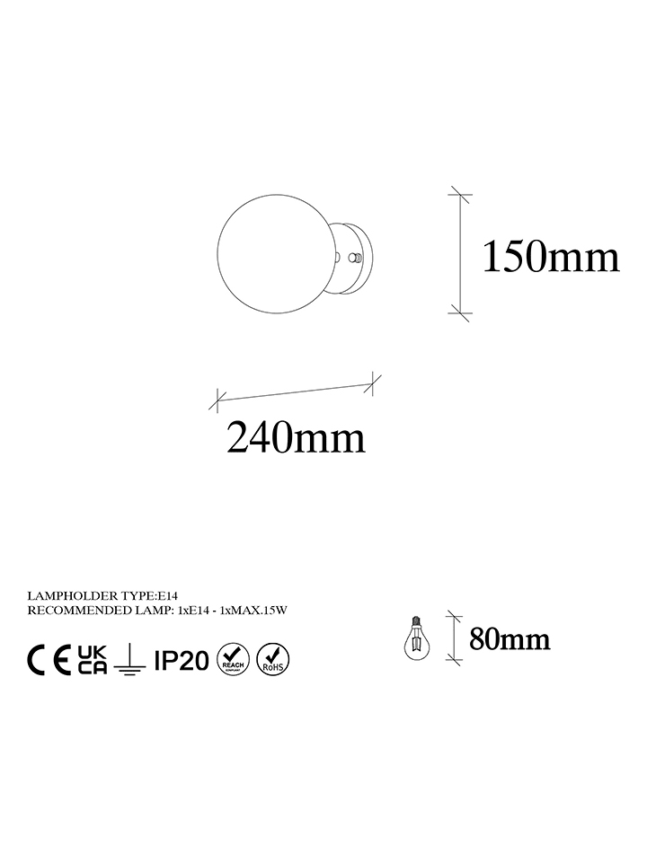 Opviq Wandleuchte in Gold - (B)15 x (H)15 cm günstig kaufen onesize