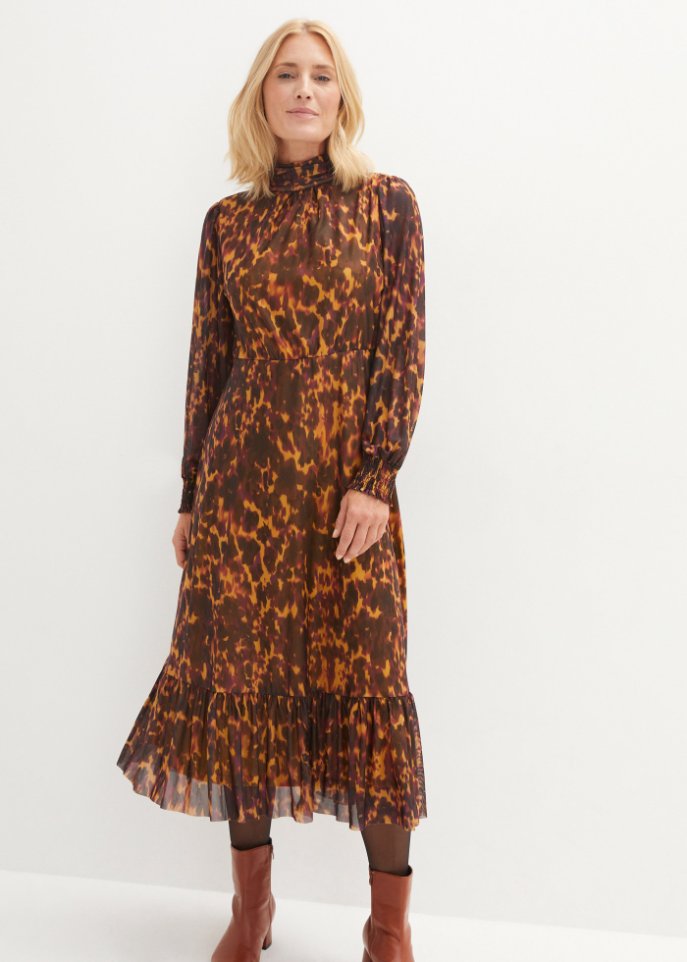 Mesh Shirtkleid