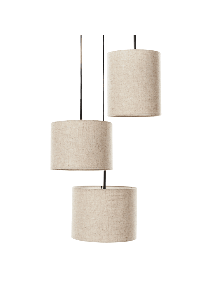 Beliani Pendelleuchten PARGUAZA in Beige - (W) 42 x (H) 125 x (L) 42 cm günstig kaufen onesize