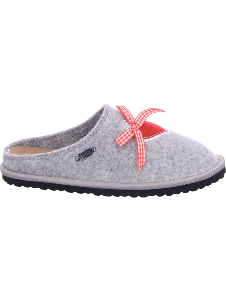 SUPERSOFT Pantoffel in grau günstig kaufen