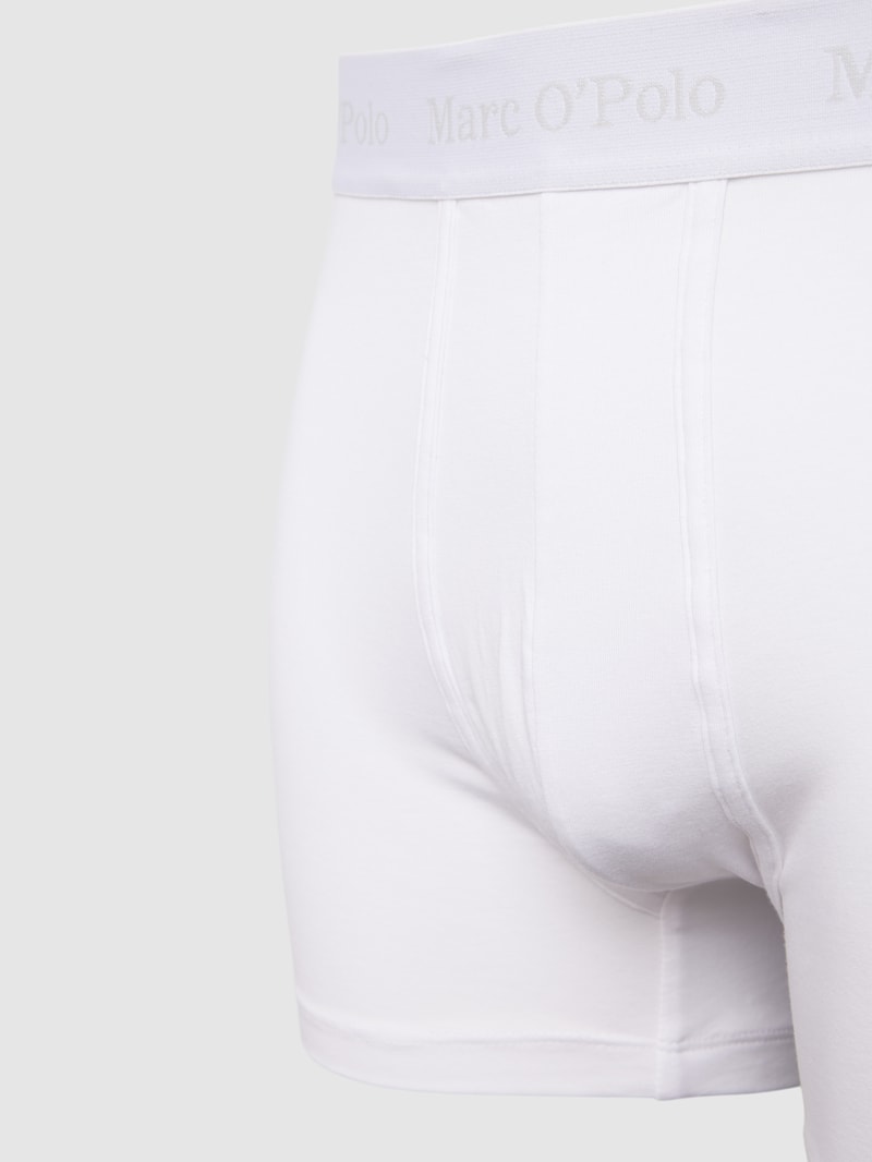 Trunks mit elastischem Logo-Bund im 3er-Pack in weiß
