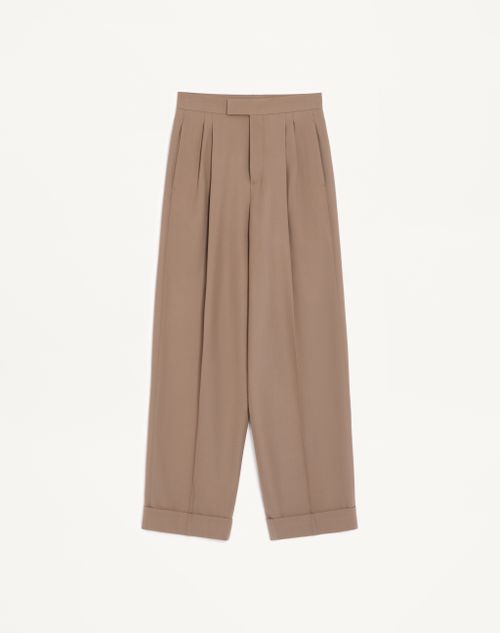 Valentino Nattè wollen broek met omslagen