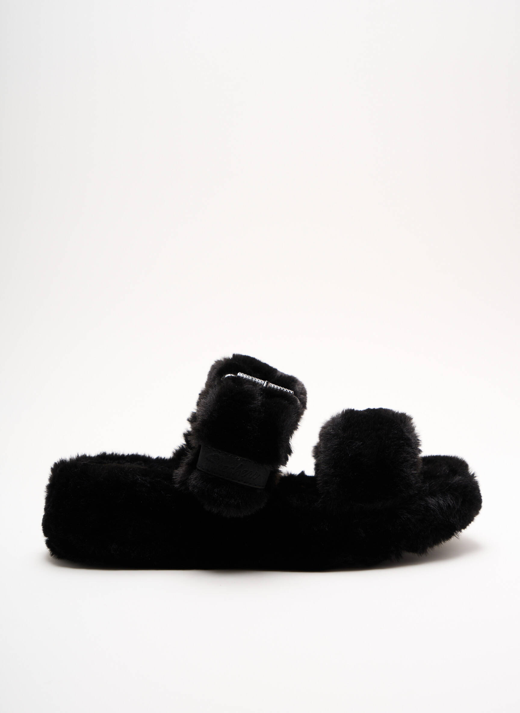 Skechers Sandales Nu Pieds Femme couleur noir