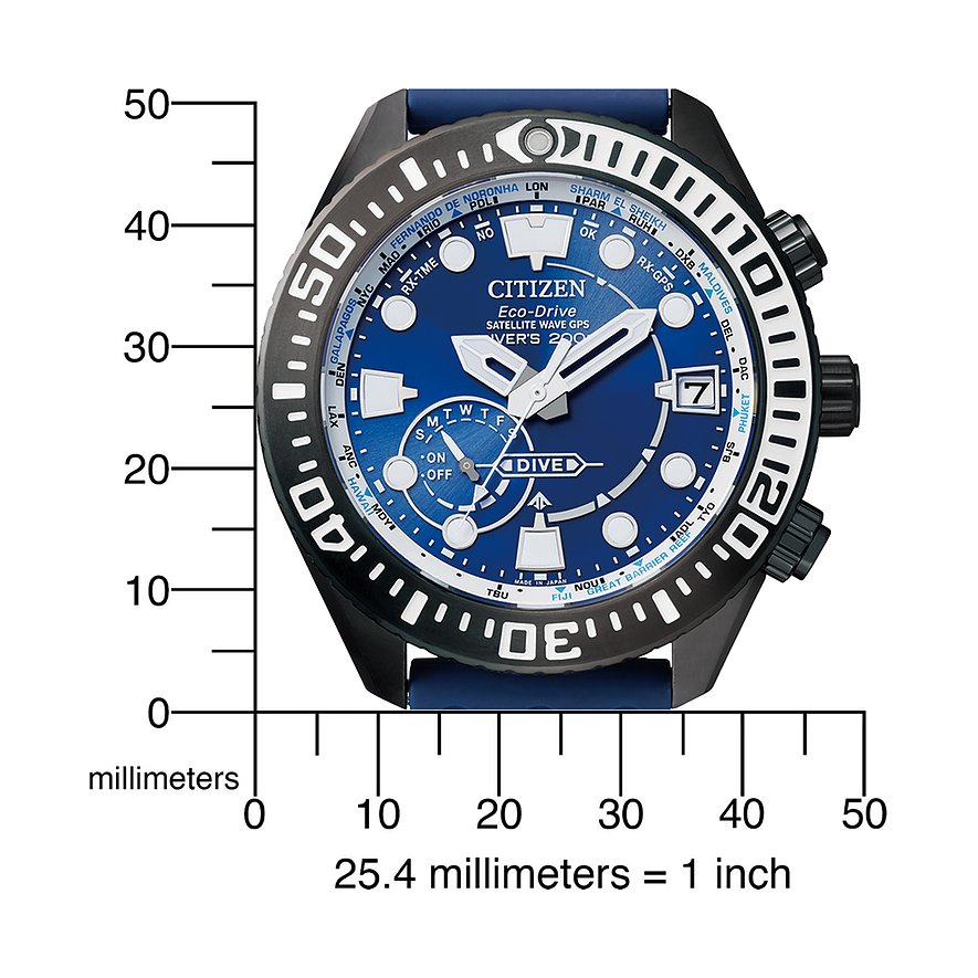 Citizen Taucheruhr Satellite Wave Eco-Drive