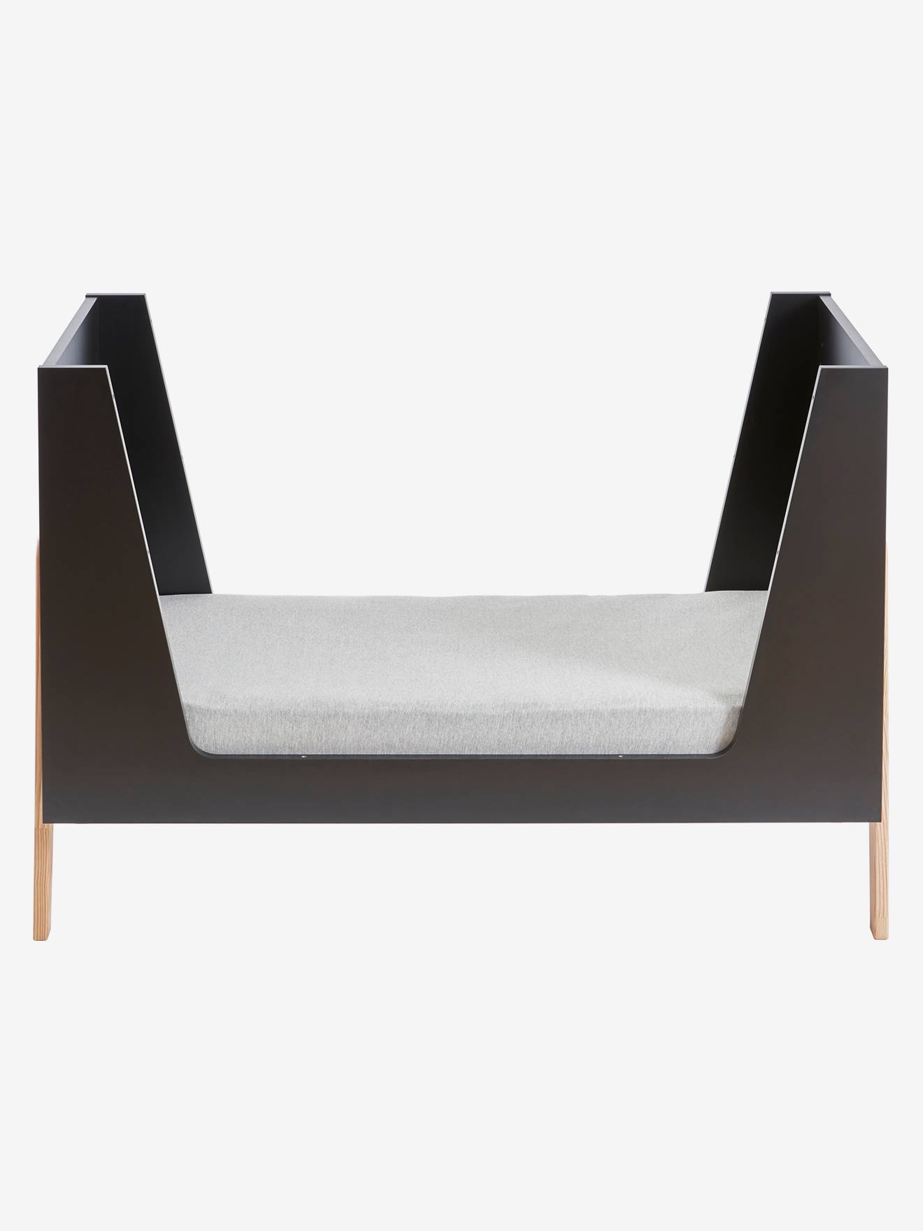 Vertbaudet Mitwachsendes Babybett RETRO - schwarz