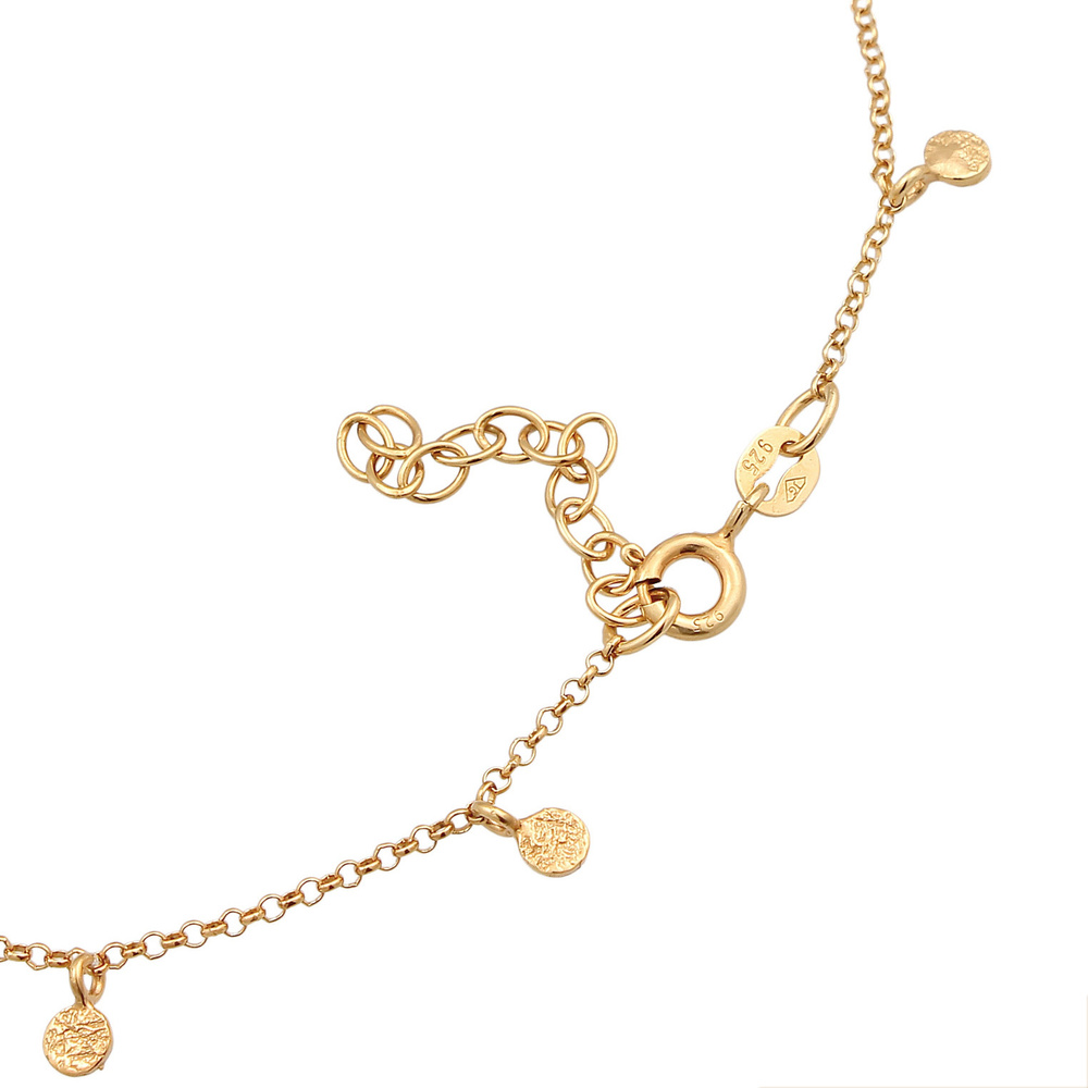 Elli Elli Bracelet de Cheville Femmes bracelet de cheville plaquette pendentif organiq Bijoux
