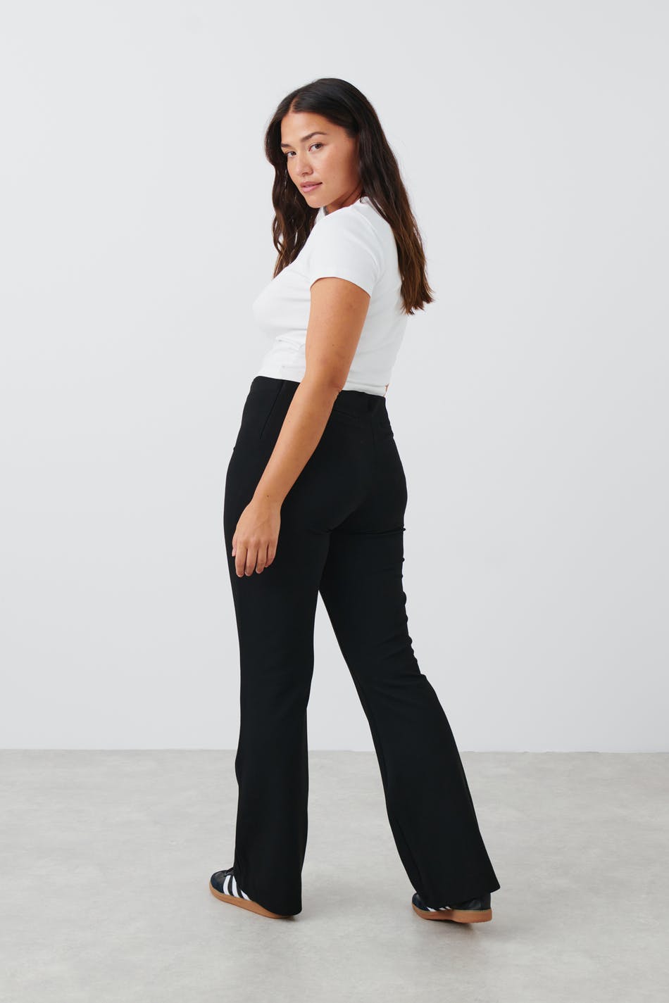 Tailored jersey trousers
