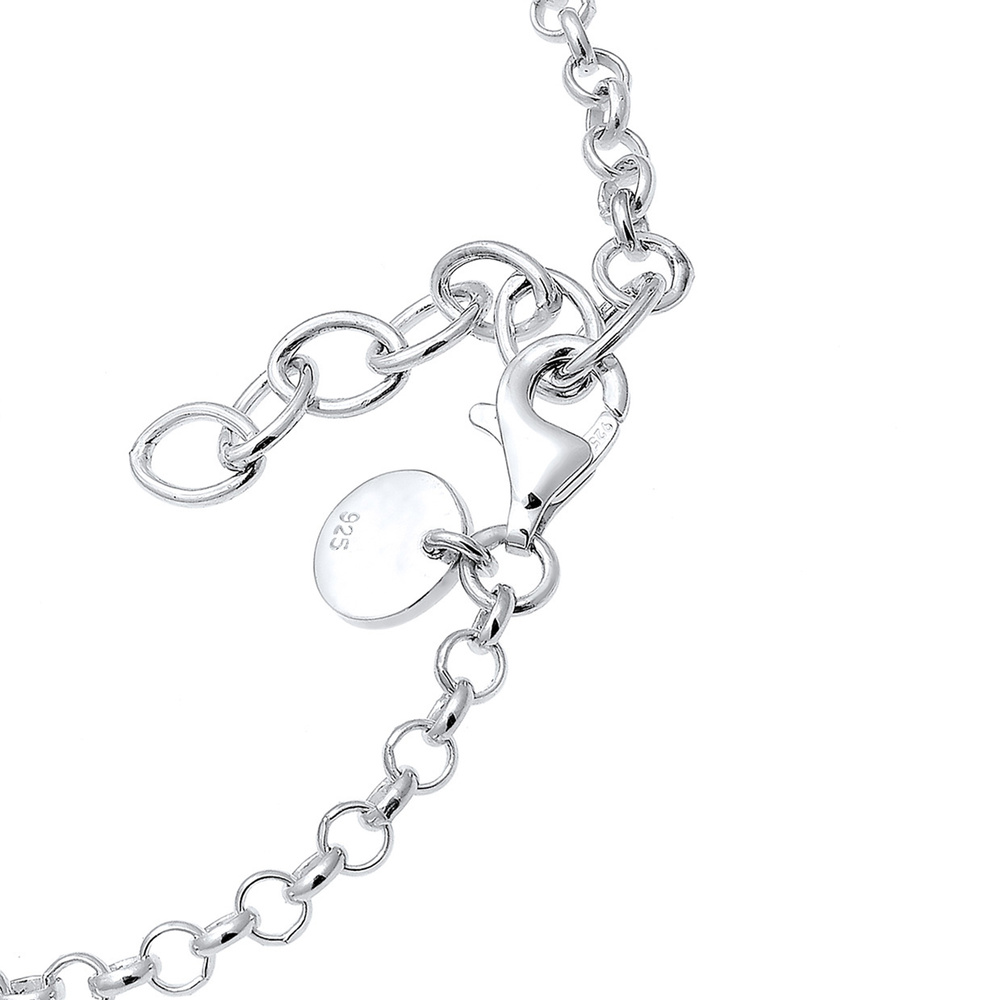 Elli Elli Bracelet Infinity Zircon Bracelet Femme - (925/1000) Argent Bracelet