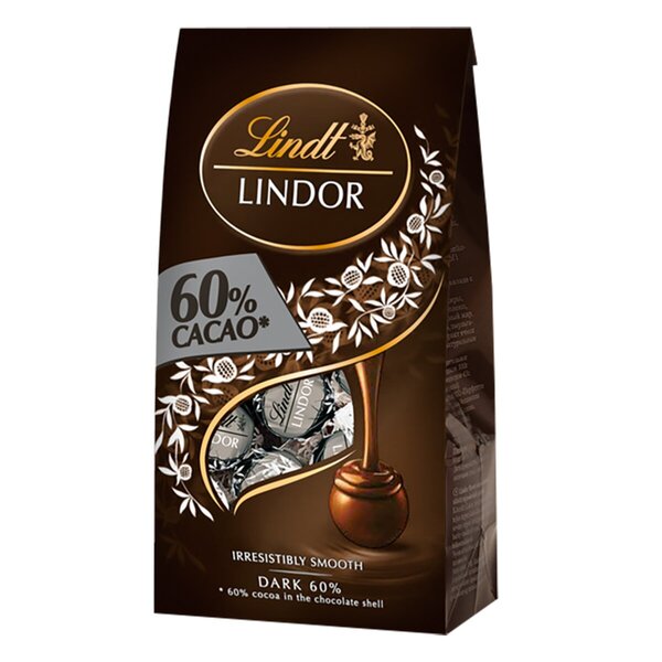 Lindt Lindor Dark 60% Chocolate Bonbons 137g
