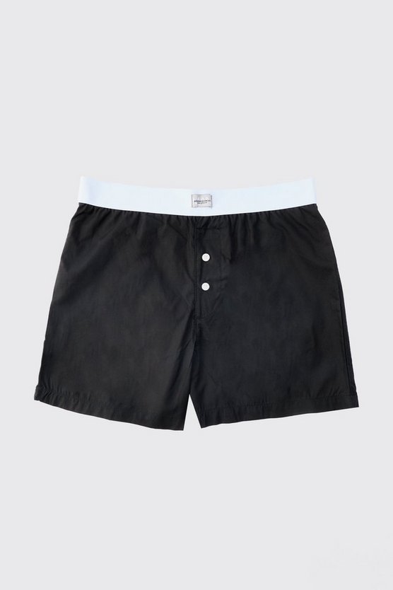 3 Pack Man Tab Woven Boxer Shorts