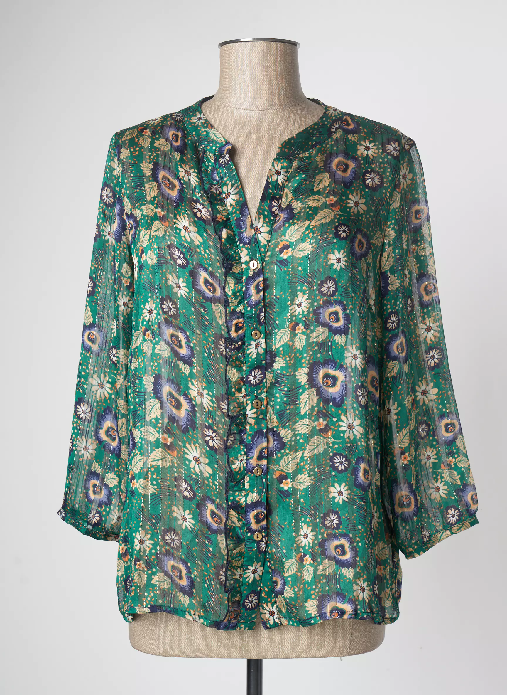 Morgan Chemisiers Femme couleur vert
