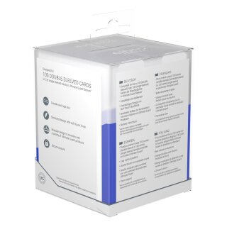 Ultimate Guard Boulder Deck Case 100+ Synergy Blau/Weiß