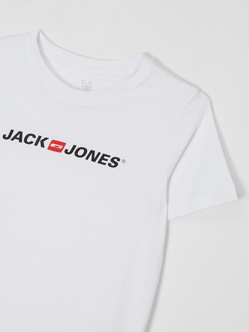 T-Shirt aus Baumwolle in weiß