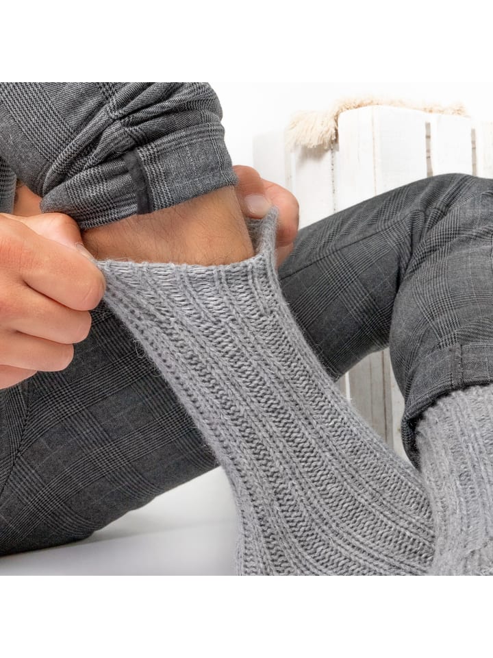 Occulto 4er Pack Alpaka Socken Sol in Grau günstig kaufen 39-42