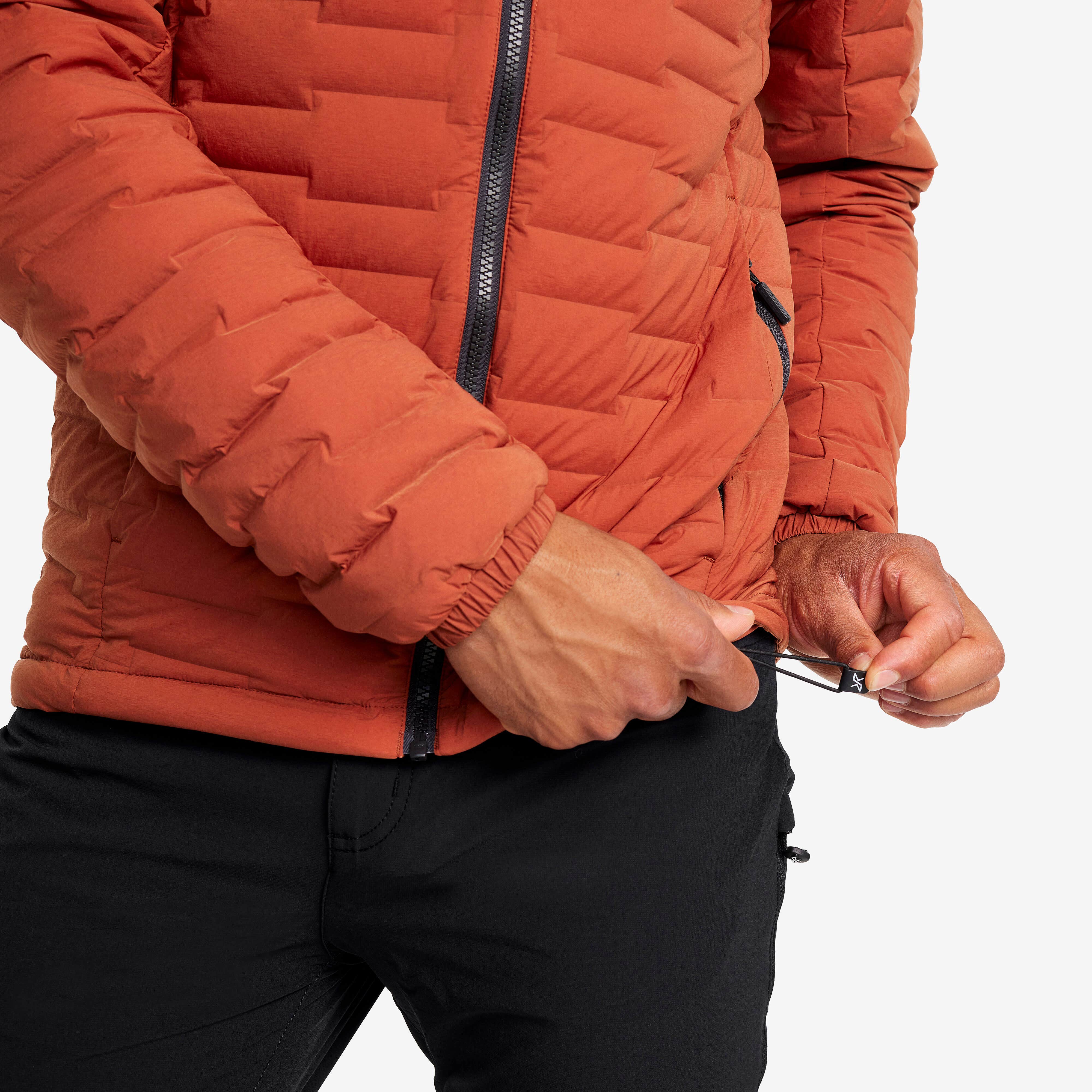 Flex Stretch Down Jacket Homme Rusty Orange
