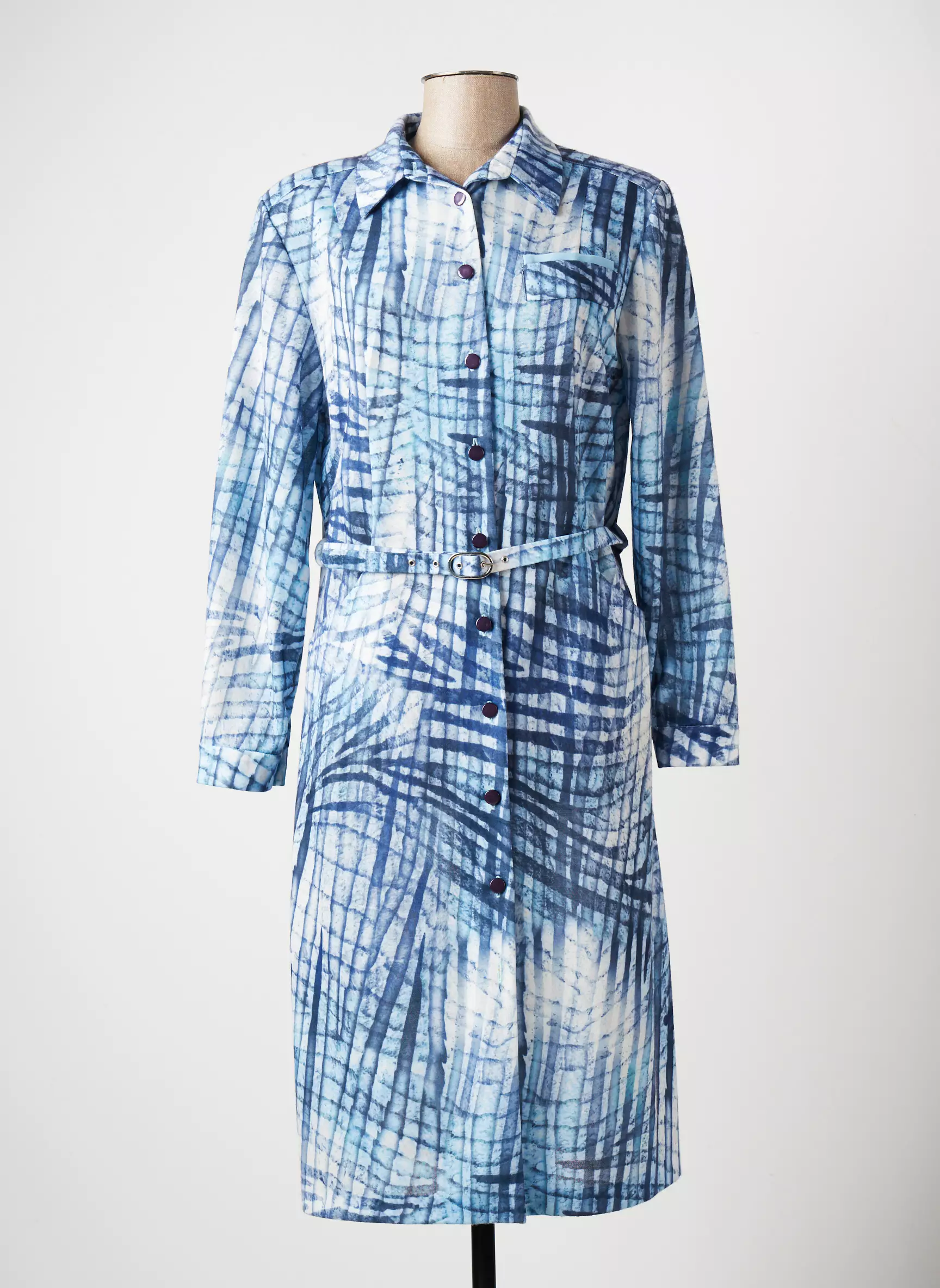 20 20 Robes Mi Longues Femme couleur bleu
