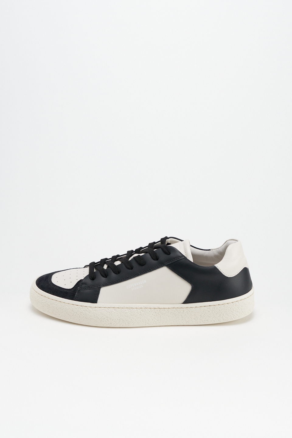 CPH157M leather mix cream beige/black