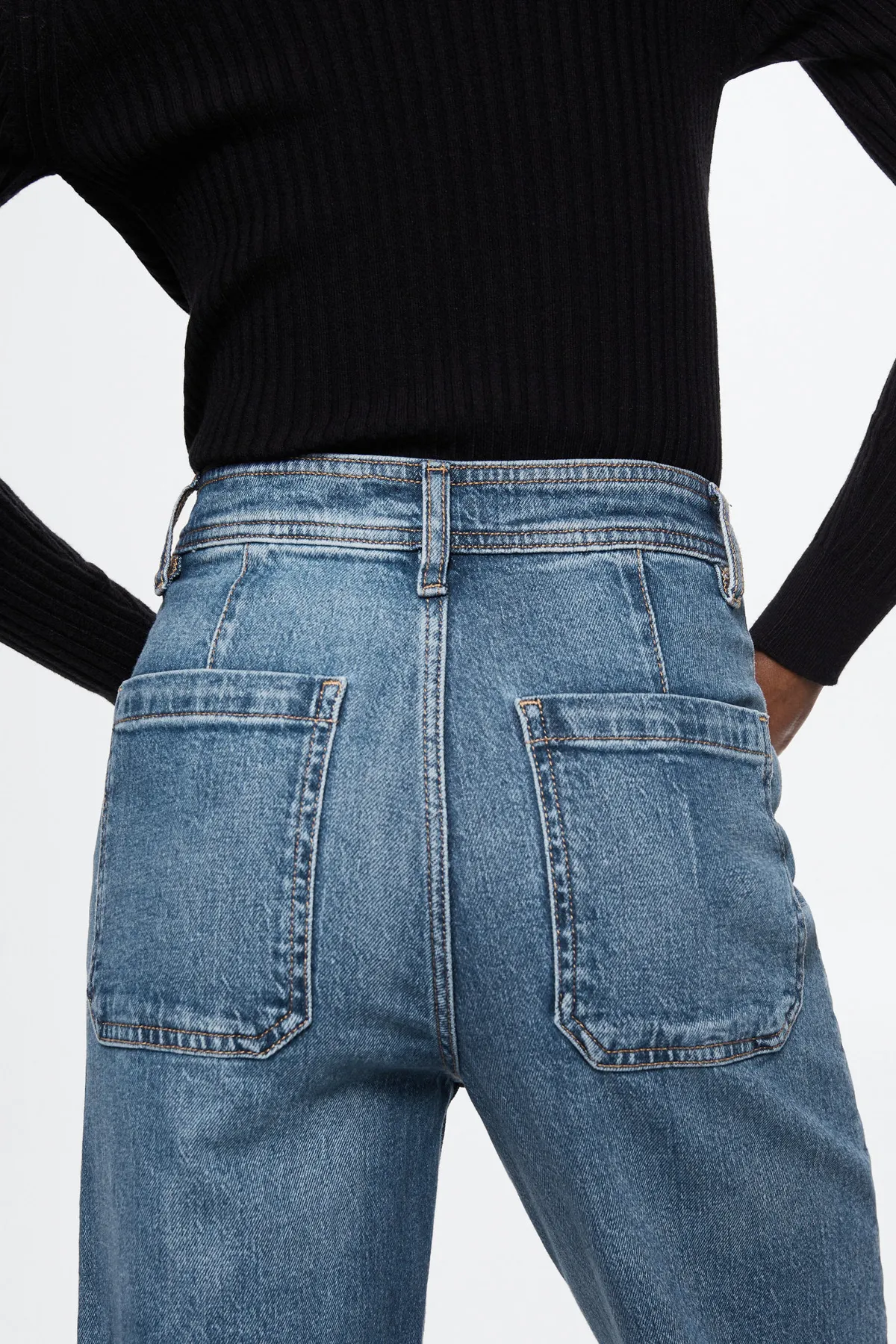 MANGO  37000097 Jeans Mittelblau