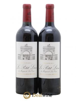 Le Petit Lion du Marquis de Las Cases Second vin  2014 - Lot de 2 Bouteilles