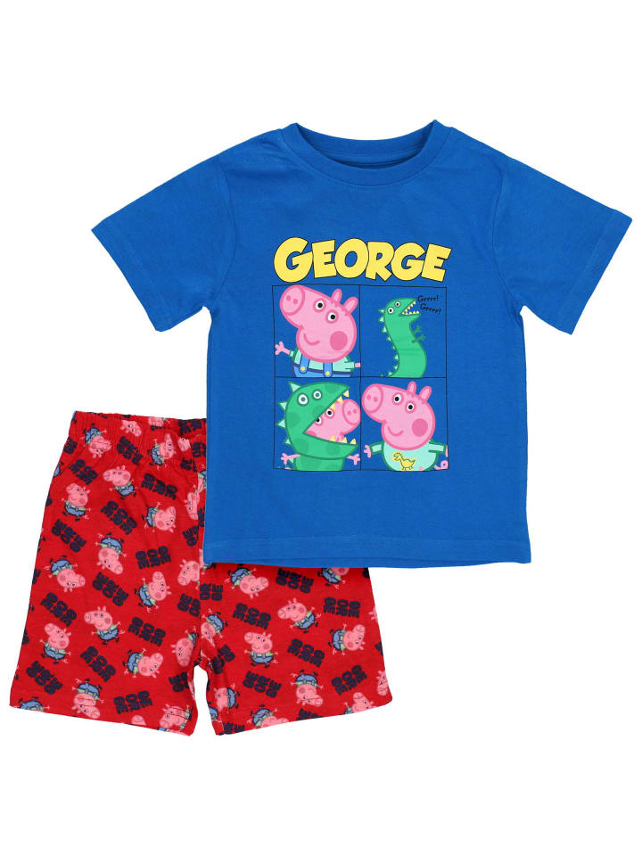 Peppa Pig Schlafanzug Peppa Pig in rot günstig kaufen