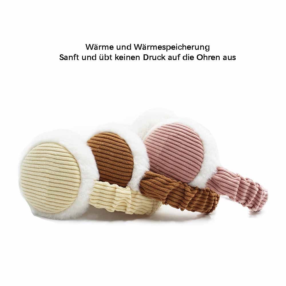FYLA Ohrenwärmer Winter-Ohrenwärmer, Winter-Ohrenschützer, Plüsch-Ohrenschützer