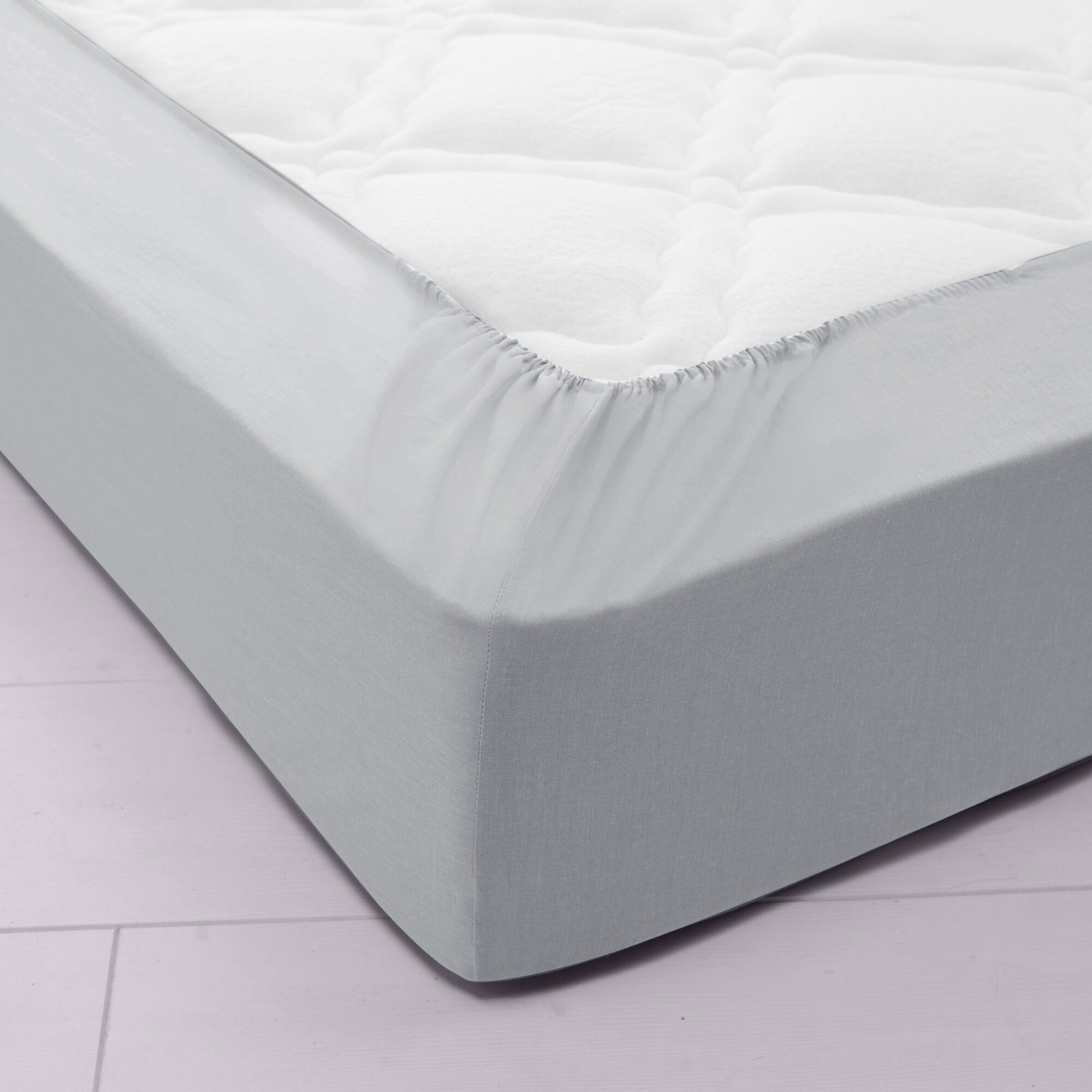 Drap-housse uni polyester
