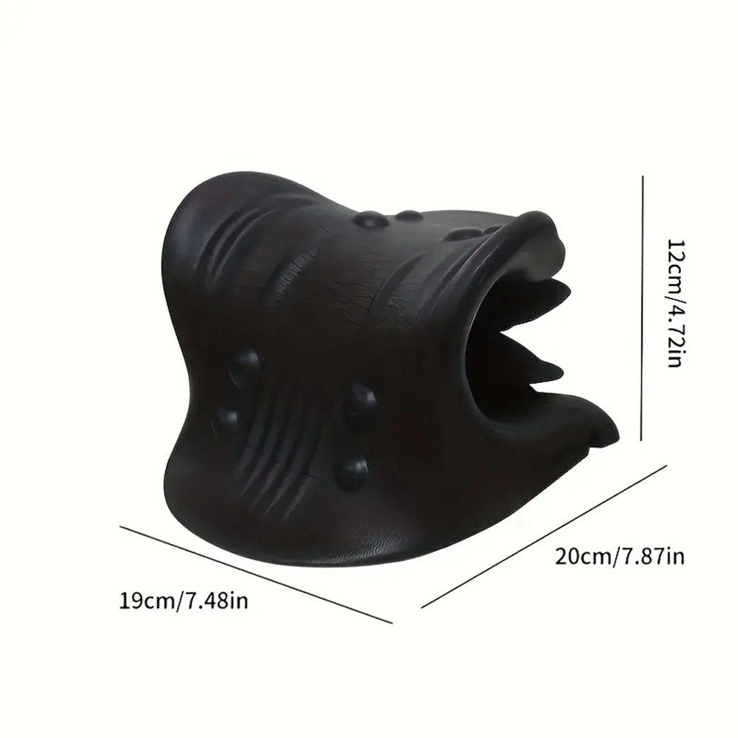 Nackenstützkissen Nacken- und Schulterentspanner, Airbag-Traktionskissen aus PU-Schaum, TUABUR