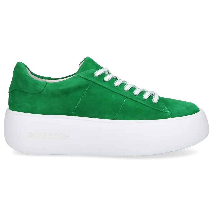 305 SOBE - Sneaker low BOND Veloursleder - grün