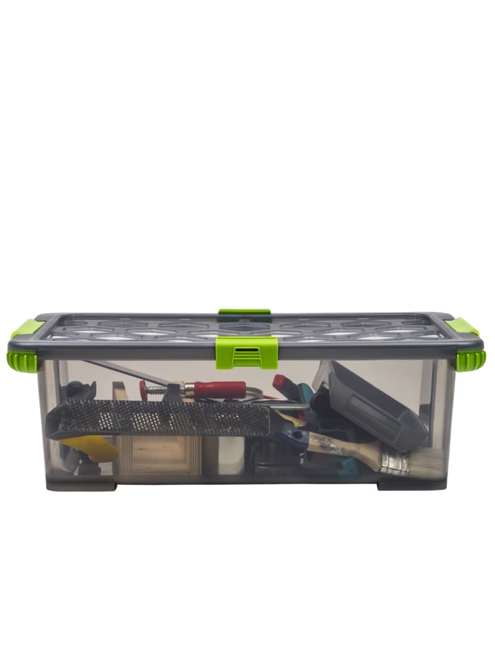 Rotho 3er Set Lagerbox 30l EVO TOTAL PROTECTION in Anthrazit tr. günstig kaufen onesize
