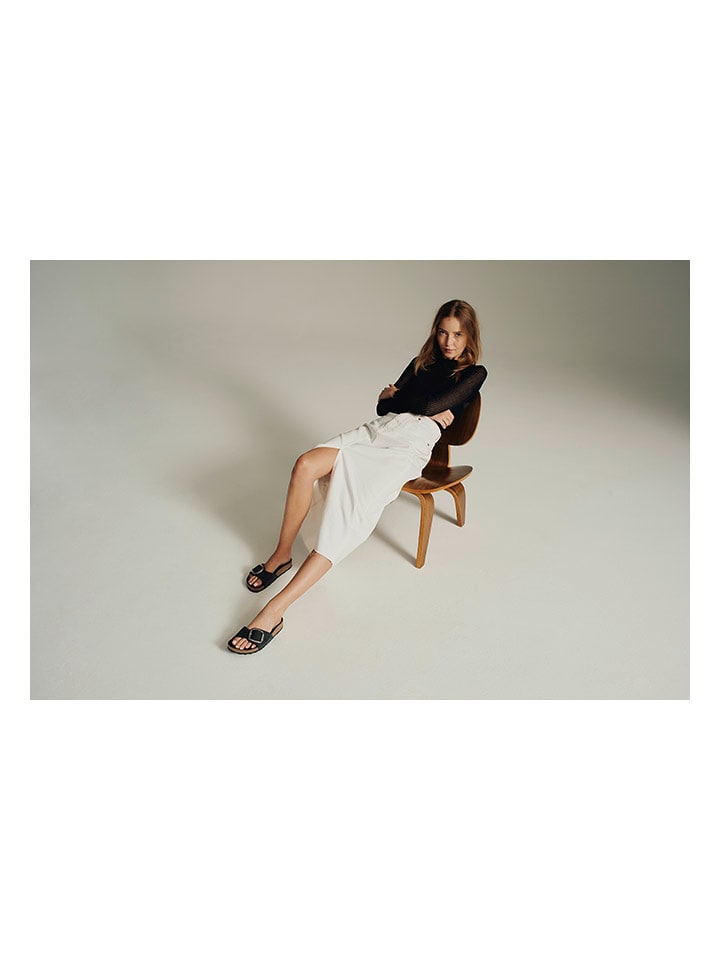 Birkenstock Leder-Pantoletten 