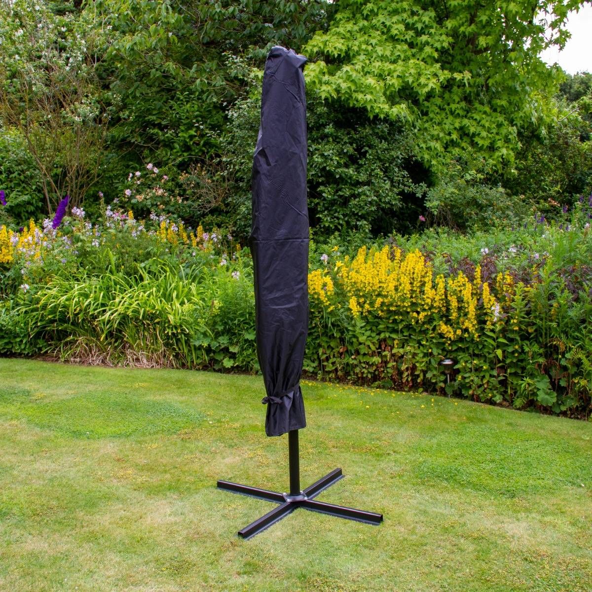 Monstershop 300 schwebender Sonnenschirm mit LED-Beleuchtung