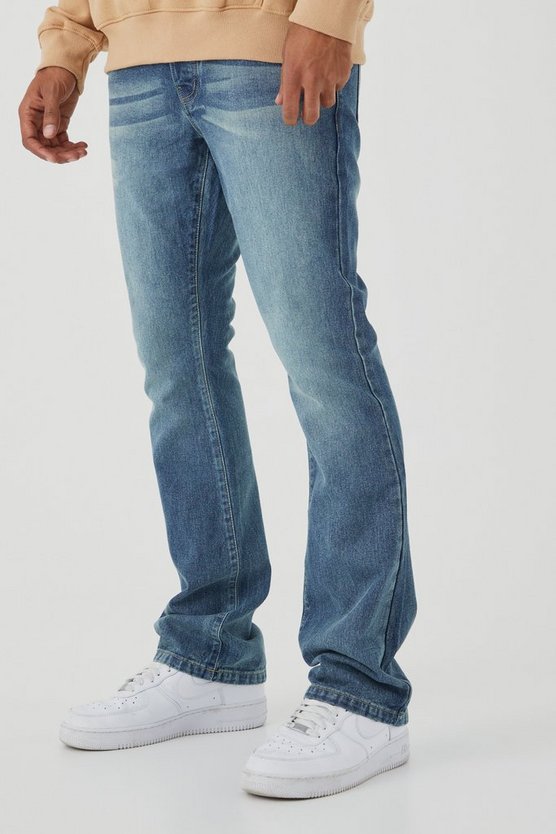 Slim-Fit Schlagjeans